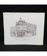 Louise Goddart Drawing Art Old City 1991 Limited 25/40 Patrick Sullivans... - $45.07