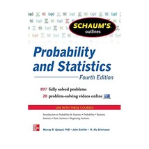 Schaum&#39;s Outline of Probability and Statistics Schiller, John/ Spiegel, Murray/  - £18.13 GBP