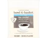 BOWL AND BASKET #2 CONE STYLE NATURAL COFFEE FILTERS 100CT - $6.59