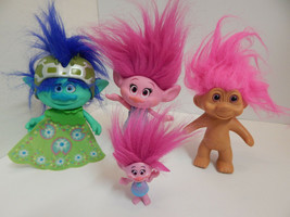 Hasbro DreamWorks Trolls Movie Figures &amp; TNT Doll Toy LOT Trolls - £10.24 GBP