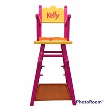 Soft 16&quot; Kelly Doll High Chair Desk 2001 Barbie&#39;s Sister NO TRAY Vintage - £15.94 GBP