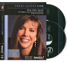 Terri Sjodin Live ◆ New Sales Speak 9 Sales Mistakes ◆ DVD ✚CD Better Life Media - £14.90 GBP