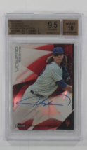 2015 Topps Finest Jacob Degrom W/Auto Red Refractor BGS 9.5 Gem Mt #FAJ-DM RARE - $7,919.78