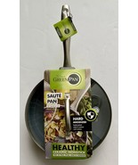 New GreenPan Lima Hard Anodized Ceramic Nonstick 3 Qt Saute Pan with Lid - $74.25