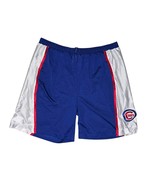 TRUE FAN MLB CHICAGO CUBS Basketball Activewear  Shorts ROYAL RED WHITE ... - $34.26 CAD
