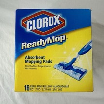 Genuine Clorox ReadyMop Absorbent Mopping Cleaning Pads 16 Refill Pads O... - £26.70 GBP