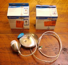 Lot of 3 WESTINGHOUSE Satin Nickel Antique, Brass Mini Pendant Light Kit... - $39.59