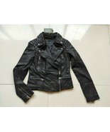 Allsaints Womens Catch Biker Leather Jacket $299 WORLDWIDE SHIPPING - £156.53 GBP