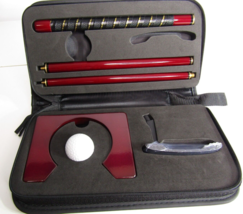 Executive Gulf Putting Set Office Golf Putt Hole Kit Travel Collapsible Putter - £21.95 GBP