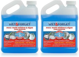 Wet &amp; Forget Moss- Mold- Mildew- &amp; Algae Stain Remover Multi-Surface Out... - £76.73 GBP