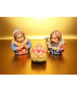 Harmony Kingdom Pot Belly Nativity Set Baby Jesus Mary Joseph 2004 Origi... - $16,596.67 MXN
