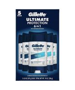 Gillette Ultimate Protection 6-in-1 3.8 oz Antiperspirant - 5 Pack - $24.75