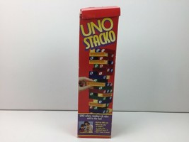 Vintage UNO Stacko Game Mattel Stacking Tower Colors Numbers - $29.99
