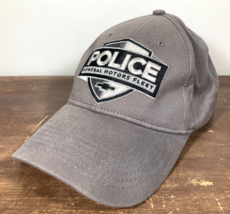 General Motors Fleet Police Official Hat Cap Chevy GM Chevrolet Gray Hoo... - $17.81