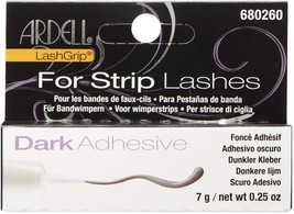 Ardell LashGrip Eyelash Adhesive, Dark 0.25 oz For Strip Lashes, # 68026... - $4.99
