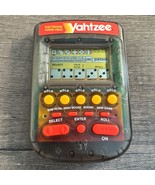 Vintage Handheld Electronic Yahtzee Clear 1995 Milton Bradley Tested &amp; W... - $464.42 MXN
