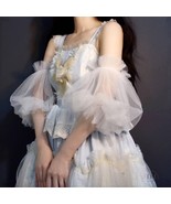 Lovely Bubble Tulle Sleeves, Dreamy Lantern Wedding Sleeves, Puffy Lolit... - £65.60 GBP