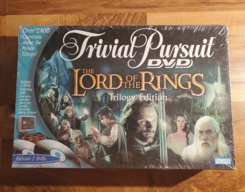 THE LORD OF THE RINGS TRILOGY EDITION TRIVIAL PURSUIT DVD BOARD GAME DVD NEW - $49.49