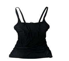 Women&#39;s Athleta Swim Tankini Top 34b/C Black Great Condition - $18.32