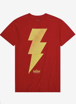 Marvel Comics Captain Marvel Shazam! Symbol Red  T-Shirt Tee M - £15.78 GBP