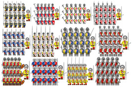 224pcs Wars of the Roses Custom Army Soliders Collectible Minifigures Set - £20.64 GBP
