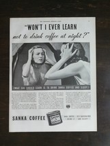 Vintage 1932 Sanka Coffee Full Page Original Ad 424 - $6.92