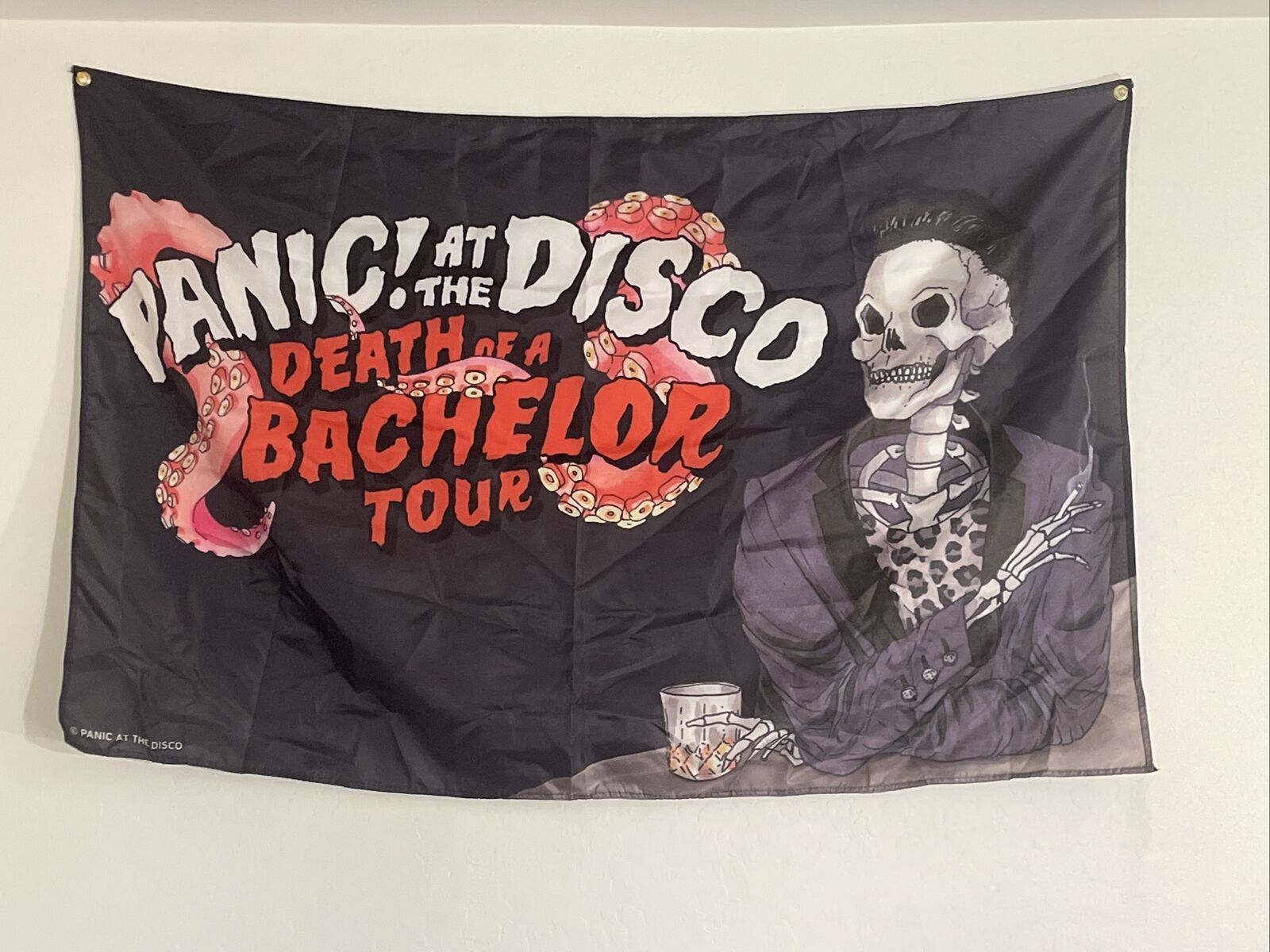 Primary image for Panic At The Disco Death Of A Bachelor Tour Flag Tapestry 60 X 36 pre-owned