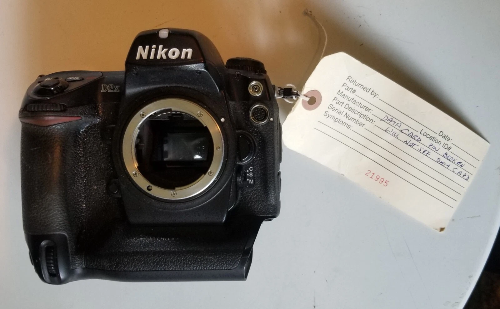 Nikon D2X For Parts Or Repair. - $68.37 CAD