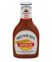 &quot;Sweet Baby Ray&#39;s Nashville Hot Wing Sauce (4-Pack) - Spicy Flavor for Tasty Win - £14.14 GBP