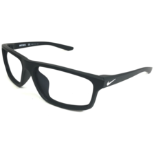 Nike Eyeglasses Frames CHRONICLE CW4656 010 Matte Black Rectangular 59-1... - £73.38 GBP