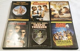 Happy Gilmore, Hangover 1 &amp; 2, Corky Romano, Scary Movie 4 &amp; Tropic Thunder DVD - £12.28 GBP