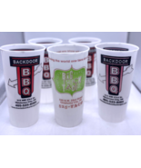 Backdoor BBQ &amp; Big Truck Taco Cups Oklahoma Restaurant Collectible  Set ... - $522.95 MXN