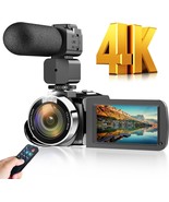 4K Video Camera Camcorder Camcorder 48MP 18X Digital Video Camera for Yo... - $185.51