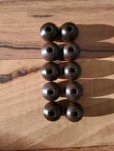 Vtg. 1971 Score Four Game Replacement Parts 10 Brown Beads (ONLY) - $9.89