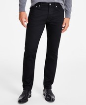Calvin Klein Men&#39;s Slim Fit Stretch Jeans - Forever Black-38/30 - £31.59 GBP