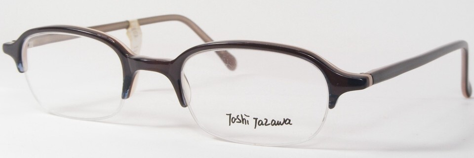 Vintage JOSHI JAZAWA 7255 305 Blue /Brown UNIQUE RARE EYEGLASSES FRAME 4... - $59.40