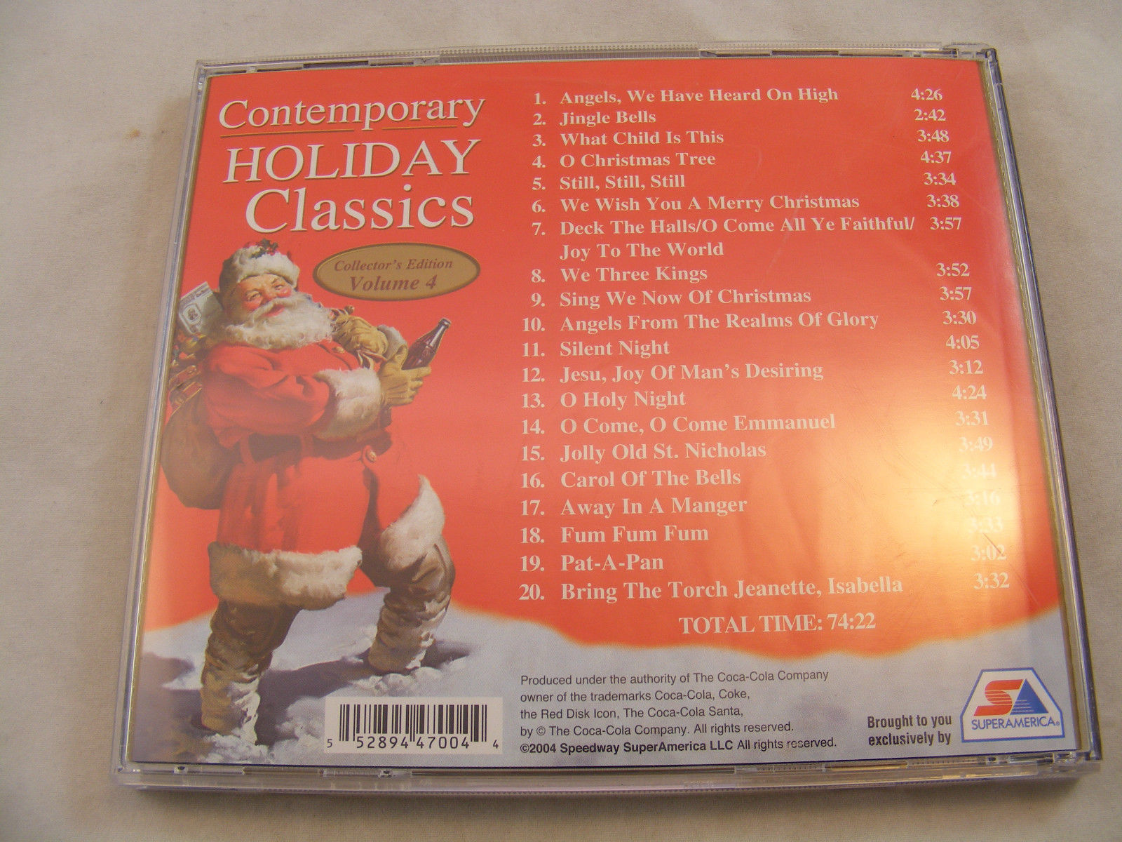 Contemporary Holiday Classics Collector&#39;s Edition Volume 4 CD 2004 Speedway - $0.95