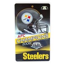 Pittsburgh Steelers Super Bowl XLIII Champions Wall Plaque Graphic NFL W... - £15.69 GBP
