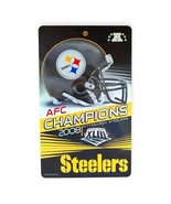 Pittsburgh Steelers Super Bowl XLIII Champions Wall Plaque Graphic NFL W... - £15.67 GBP