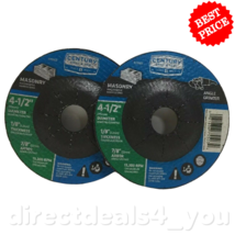 Century Drill &amp; Tool 4-1/2&quot;x1/8&quot; Masonry Grinding  Wheels 75503 Pack of 2 - £13.40 GBP