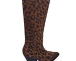 Soft Surroundings GOLO West Boots 7.5M Leopard Leather Western $299 New - $89.06