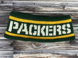 Vintage Green Bay Packers Green &amp; Gold Knit Headband - £7.78 GBP