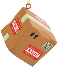 NO PACKAGING - Funny Damaged Shipping Delivery Package Christmas Ornaments - $10.00