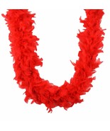 Red 45 gm 72 in 6 Ft Chandelle Feather Boa - £4.66 GBP