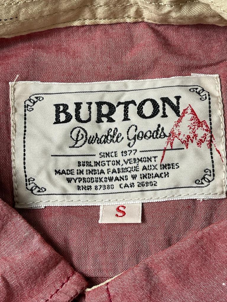 Burton Hombre Glade Polo de Manga Larga, Pequeño - Rojo Ladrillo Chambray - Item image 4