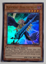 1996 BLACKWING BORA THE SPEAR YUGIOH FOIL HOLO GAME CARD 1ST EDITION LC5... - $7.99