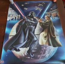 Star Wars Darth Vader/Obi Wan Promotional Movie Poster 1978 Proctor Gamble - £29.26 GBP