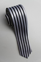 Black White #11 striped 5cm Necktie - $19.99