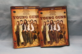 YOUNG GUNS DVD WITH SLIPCOVER EMILIO ESTEVEZ CHARLIE SHEEN KIEFER SUTHER... - $7.43