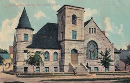 Eau Claire Wisconsin WI Presbyterian Church 1910 Postcard D33 - £2.40 GBP